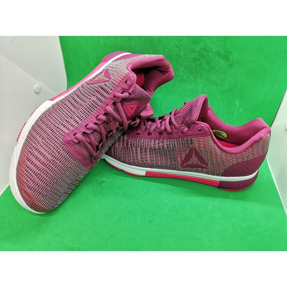 Reebok Crossfit Womens Athletic shoes Nano Pink Lace Up Size 11